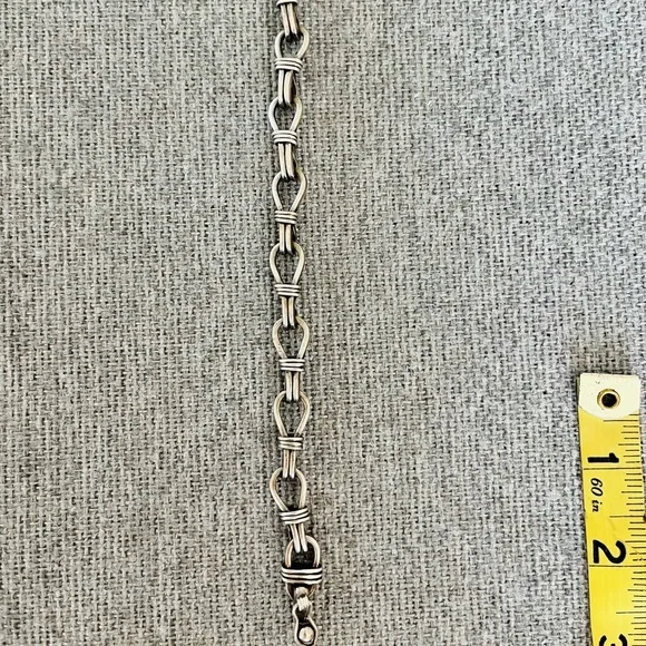 Vintage 925 silver Mexican 26 gram bracelet - Picture 5 of 7